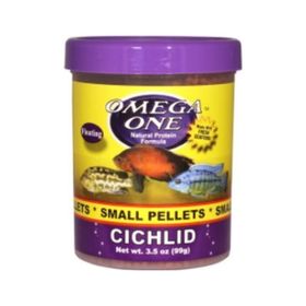 Omega One 490 ml 184 gr Cichlid Small Pellets Balık Yemi
