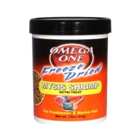 Omega One 490 ml 43 gr Freeze Dried Mysis Shrimp Balık Yemi