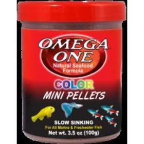 Omega One 50 gr Açık Color Mini Pellets Balık Yemi