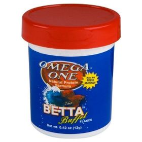 Omega One Betta Flakes 130 ml 12 gr Balık Yemi