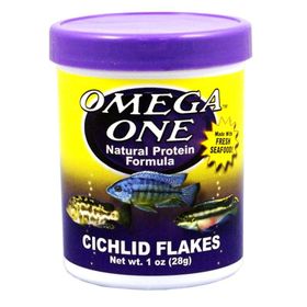 Omega One Cichlid Flakes 490 ml 62 gr Balık Yemi