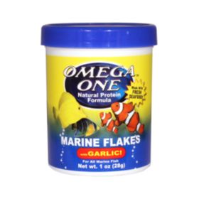 Omega One Garlic Marine Flakes 1000 ml 148 gr Balık Yemi