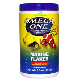 Omega One Garlic Marine Flakes 1000 ml 148 gr Balık Yemi