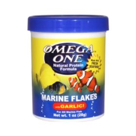 Omega One Garlic Marine Flakes 1000 ml 148 gr Balık Yemi
