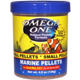 Omega One Garlic Marine Small Pellets 490 ml 231 gr Balık Yemi