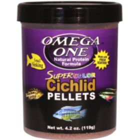 Omega One Super Color Cichlid Small Pellets 270 ml 119 gr Balık Yemi