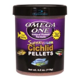Omega One Super Color Cichlid Small Pellets 270 ml 119 gr Balık Yemi