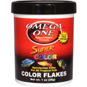 Omega One Super Color Flakes 50 gr Açık Balık Yemi