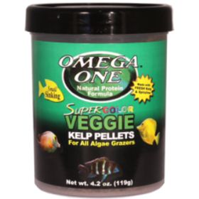 Omega One - Super Color Veggie Kelp Small Pellets 490 ml 226 gr Balık Yemi