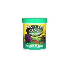 Omega One Veggie Flakes 1000 ml 148 gr Balık Yemi
