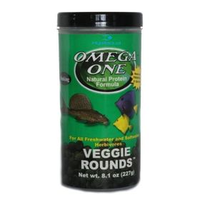 Omega One Veggie Rounds 490 ml 227 gr Balık Yemi