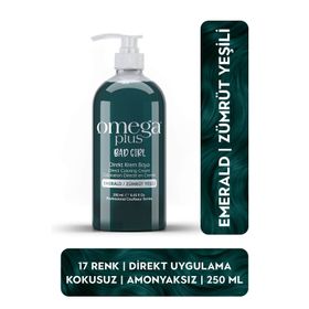 Omega Plus 250 ml Bad Girl Zümrüt Yeşili Amonyaksız Renkli Saç Boyası
