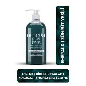 Omega Plus 250 ml Bad Girl Zümrüt Yeşili Amonyaksız Renkli Saç Boyası