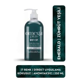 Omega Plus 250 ml Bad Girl Zümrüt Yeşili Amonyaksız Renkli Saç Boyası