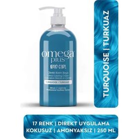 Omega Plus Bad Girl Turkuaz Amonyaksız Renkli 250 ml Saç Boyası
