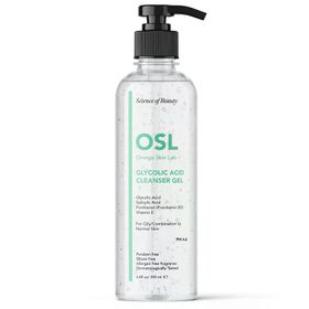 Omega Skin Lab Glikolik Asit İçeren 200 ml Temizleyici Jel