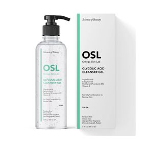 Omega Skin Lab Glikolik Asit İçeren 200 ml Temizleyici Jel