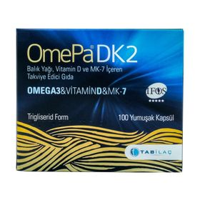 OmePa DK2 Omega 3 Vitamin D MK-7 100 Kapsül