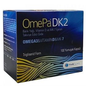 OmePa DK2 Omega 3 Vitamin D MK-7 100 Kapsül