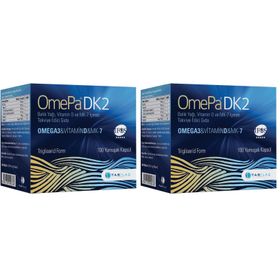 OmePa DK2 Omega 3 Vitamin D MK-7 2x100 Kapsül