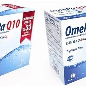 OmePa Q10 Omega 3 Ubiquinol 2x90 Kapsül