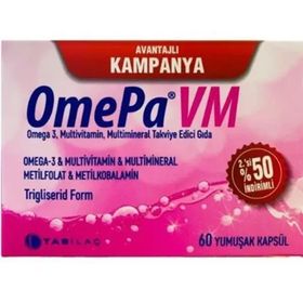 Omepa VM Omega 3 Multivitamin Multimineral 2x30 Kapsül