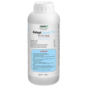 Omex 1 L Adept Quad 14 Kalsiyumlu NPK Gübre Çözeltisi
