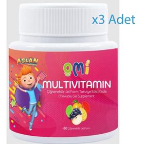 Omi Multivitamin 3x60 Çiğnenebilir Jel Tablet