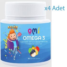 Omi Omega-3 4x60 Çiğnenebilir Tablet