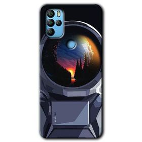 Omix X300 Astronot Baskılı Uyumlu Silikon Kılıf