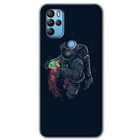 Omix X300 Astronot Kıyafeti Baskılı Uyumlu Silikon Kılıf