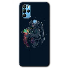 Omix X300 Astronot Kıyafeti Baskılı Uyumlu Silikon Kılıf
