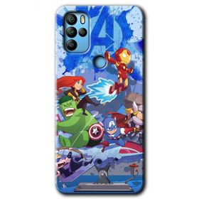 Omix X300 Avengers Cartoon Baskılı Uyumlu Silikon Kılıf