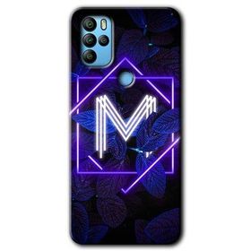 Omix X300 Dark Neon Yaprak M Harfi Baskılı Uyumlu Silikon Kılıf