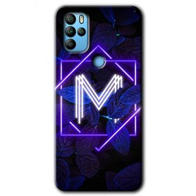 Omix X300 Dark Neon Yaprak M Harfi Baskılı Uyumlu Silikon Kılıf