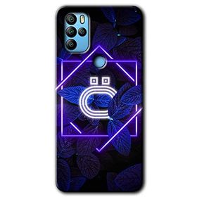Omix X300 Dark Neon Yaprak O Harfi Baskılı Uyumlu Silikon Kılıf