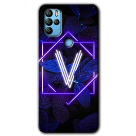 Omix X300 Dark Neon Yaprak V Harfi Baskılı Uyumlu Silikon Kılıf