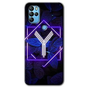 Omix X300 Dark Neon Yaprak Y Harfi Baskılı Uyumlu Silikon Kılıf