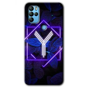 Omix X300 Dark Neon Yaprak Y Harfi Baskılı Uyumlu Silikon Kılıf