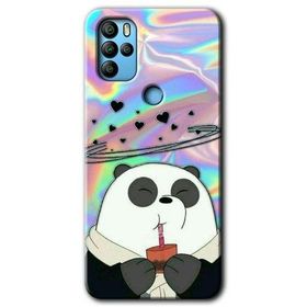 Omix X300 Milkshake Panda Baskılı Uyumlu Silikon Kılıf