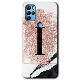 Omix X300 Pembe Mermer Desenli C Harfi Baskılı Uyumlu Silikon Kılıf