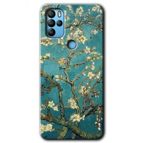 Omix X500 Almond Blossom Baskılı Uyumlu Silikon Kılıf