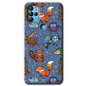 Omix X500 Animals Funny Baskılı Uyumlu Silikon Kılıf