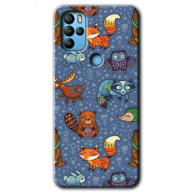 Omix X500 Animals Funny Baskılı Uyumlu Silikon Kılıf