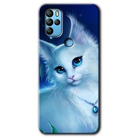 Omix X500 Cat Glance Baskılı Uyumlu Silikon Kılıf