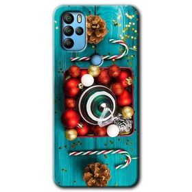 Omix X500 Christmas Baskılı Uyumlu Silikon Kılıf
