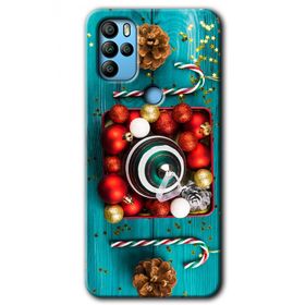 Omix X500 Christmas Baskılı Uyumlu Silikon Kılıf