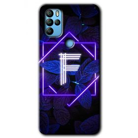 Omix X500 Dark Neon Yaprak F Harfi Baskılı Uyumlu Silikon Kılıf