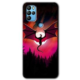Omix X500 Dragon Night Baskılı Uyumlu Silikon Kılıf