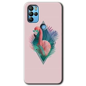Omix X500 Flamingo Baskılı Uyumlu Silikon Kılıf